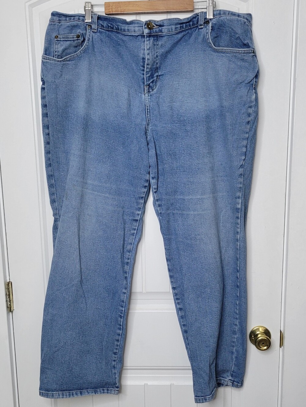 Style & Co Women’s Straight-Leg Jeans in Light Blue Wash